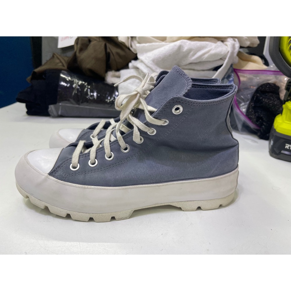 Converse Chuck Taylor All Star Lugged Platform High Tops Blue Slate Womens 11